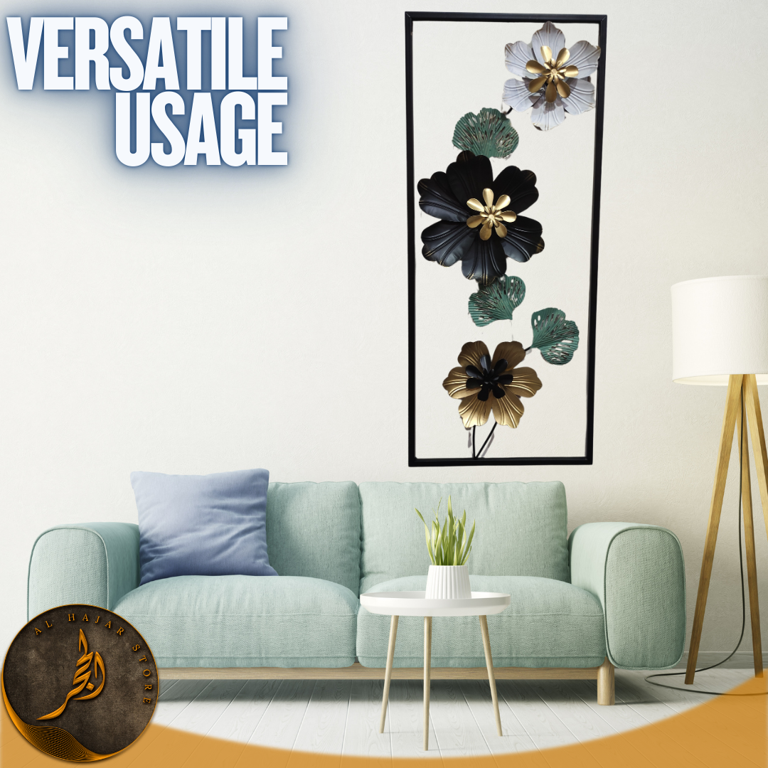 (29x12 Inc) Premium Vertical Metal Flower Frame