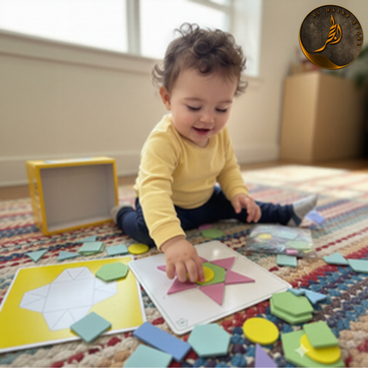 🧩 Geometric Puzzle Blocks for Kids | STEM Shape Matching Toy