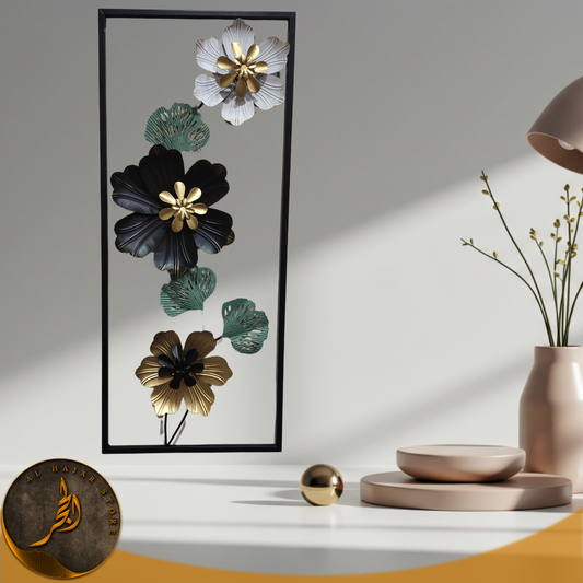 (29x12 Inc) Premium Vertical Metal Flower Frame