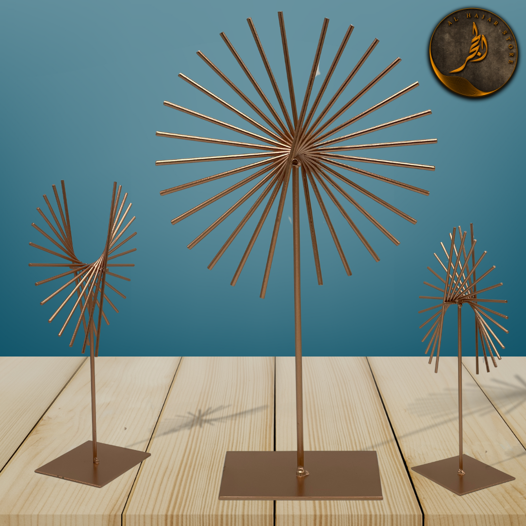 Modern Abstract Line Fan Decoration