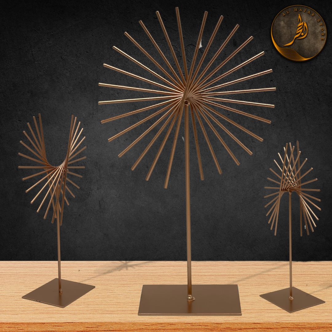 Modern Abstract Line Fan Decoration