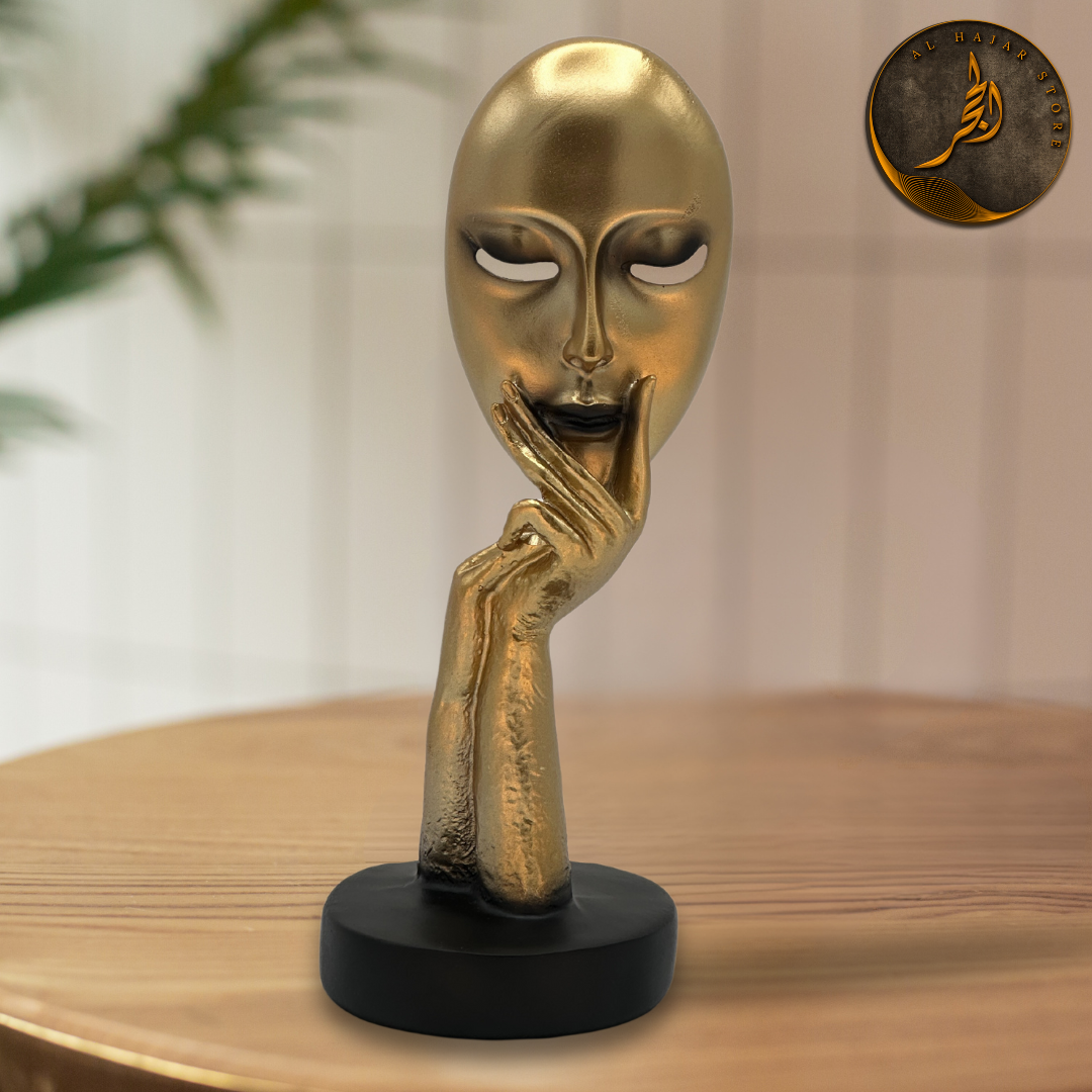 Woman Face Art Sculpture