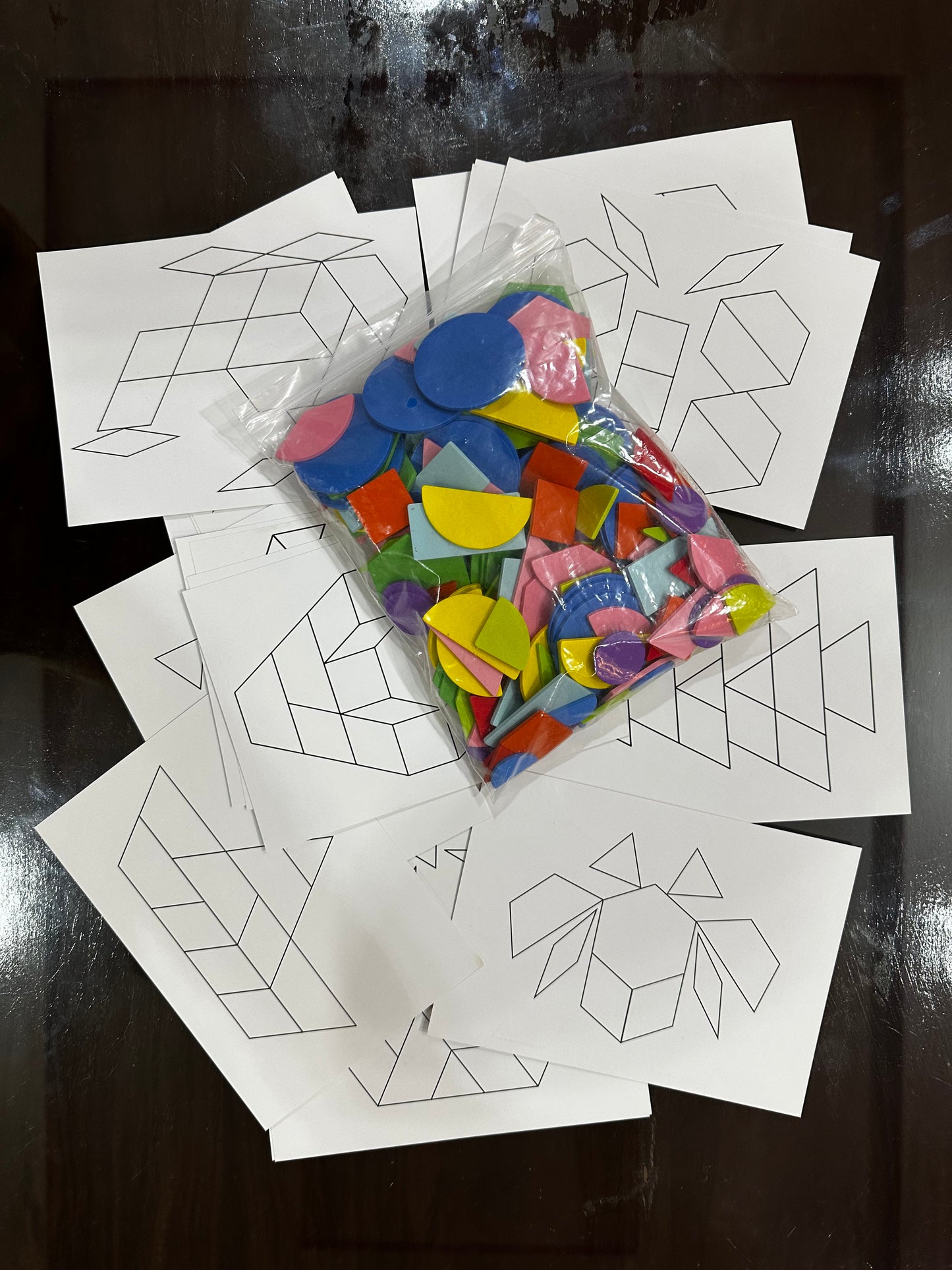 🧩 Geometric Puzzle Toy for Kids | Montessori Shape Matching Game