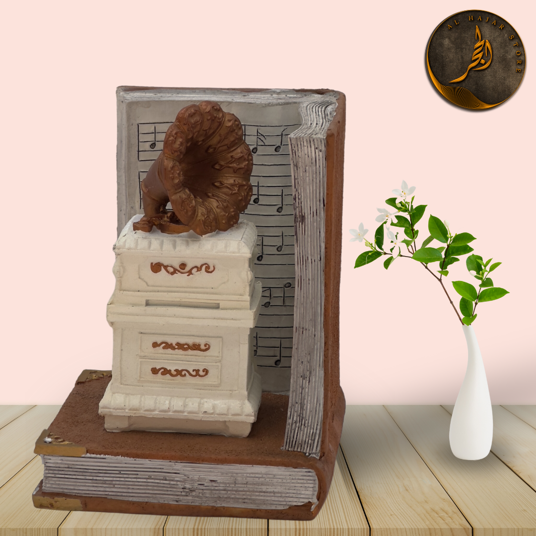 Gramophone Musical Antique Style Book Stopper