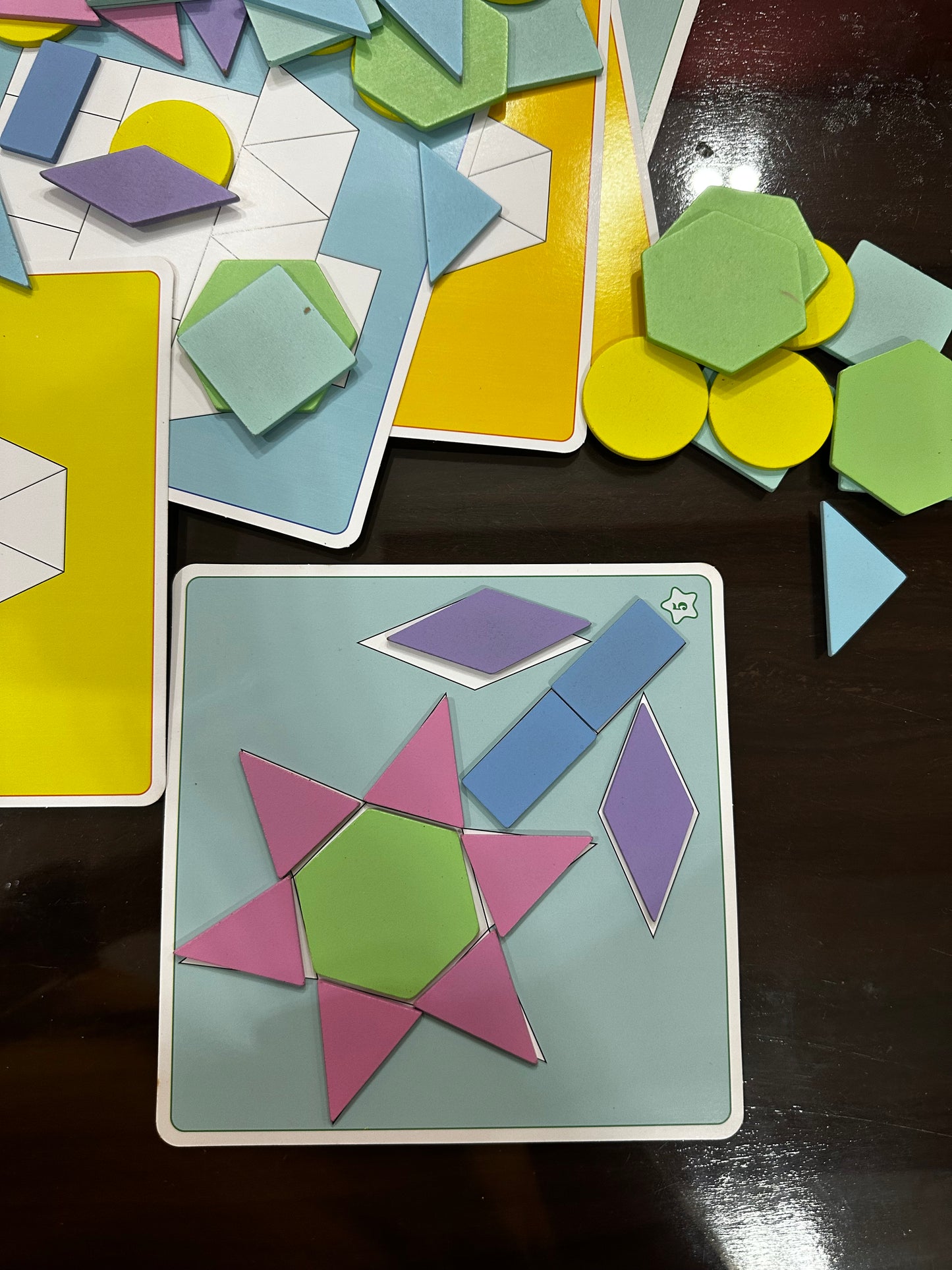 🧩 Geometric Puzzle Blocks for Kids | STEM Shape Matching Toy