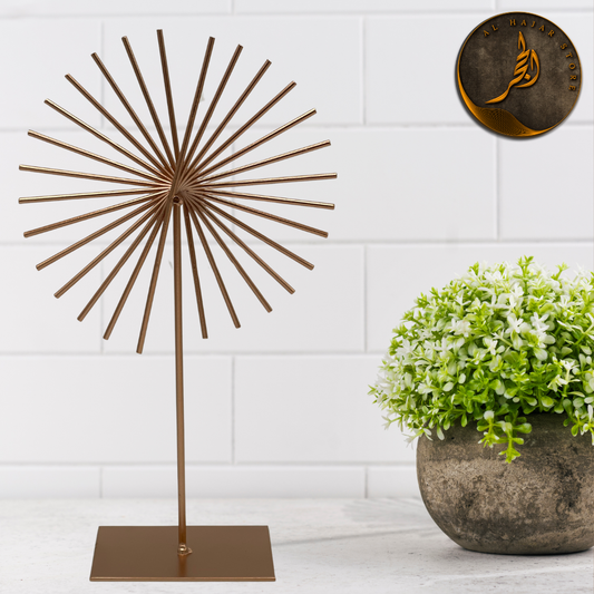 Modern Abstract Line Fan Decoration