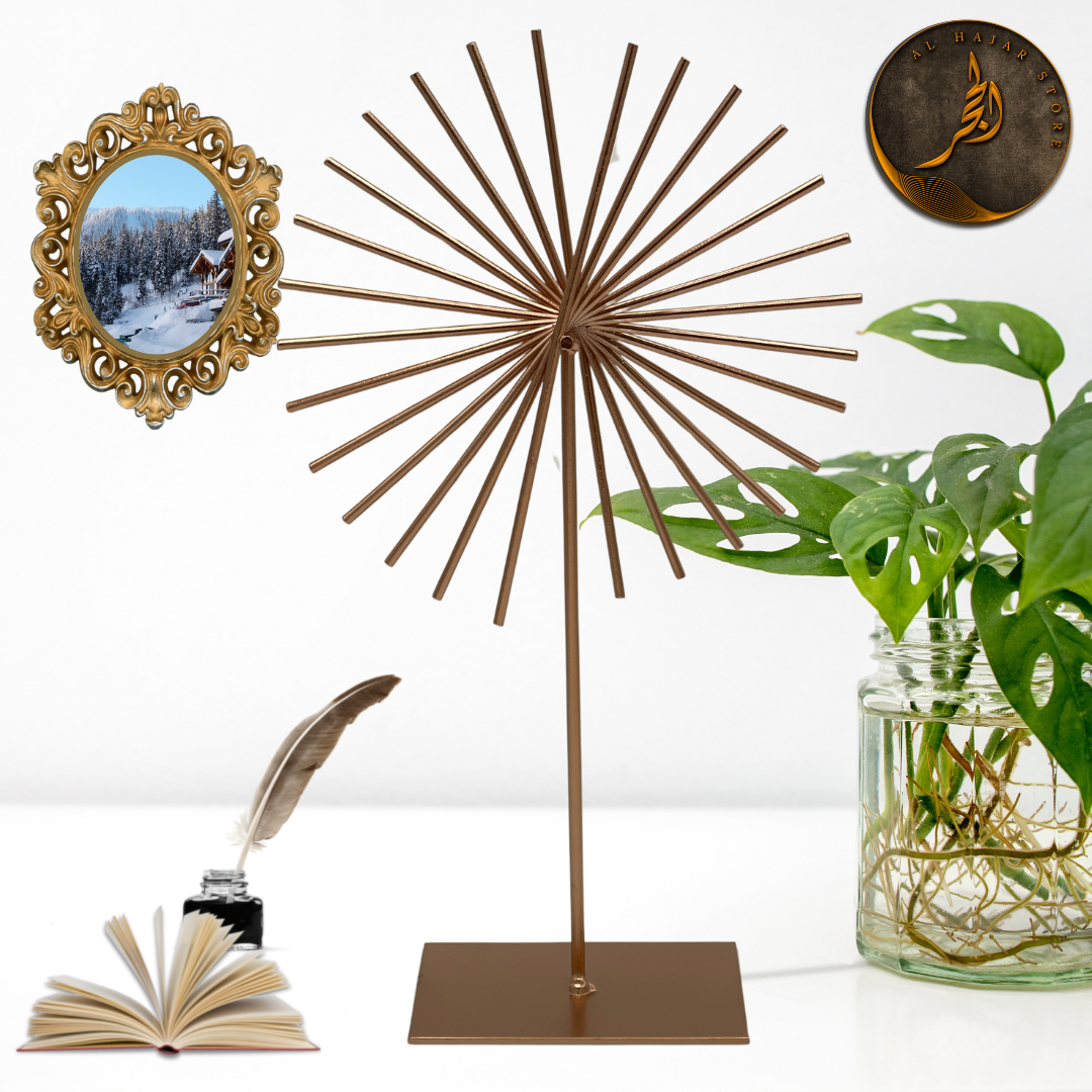 Modern Abstract Line Fan Decoration