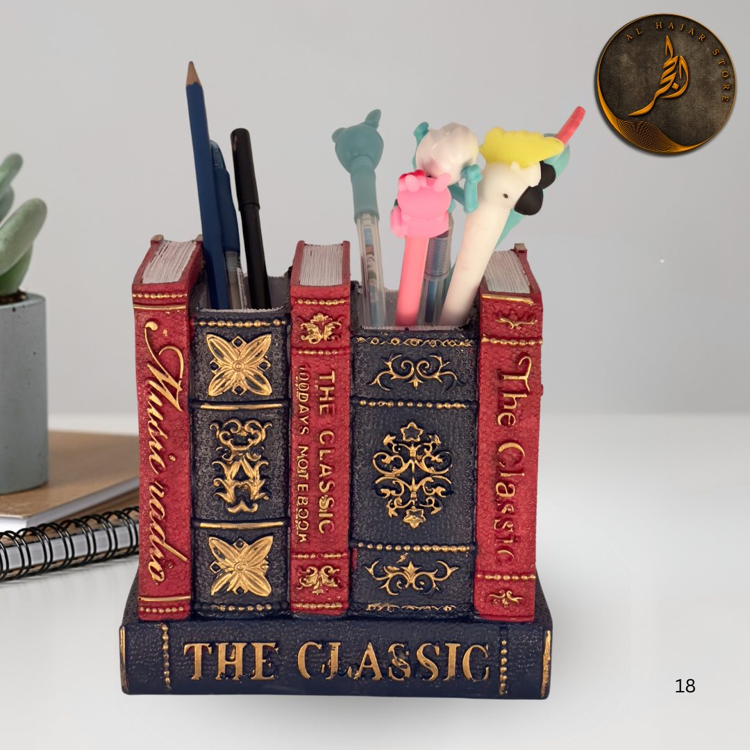 Book Style Pen Holder