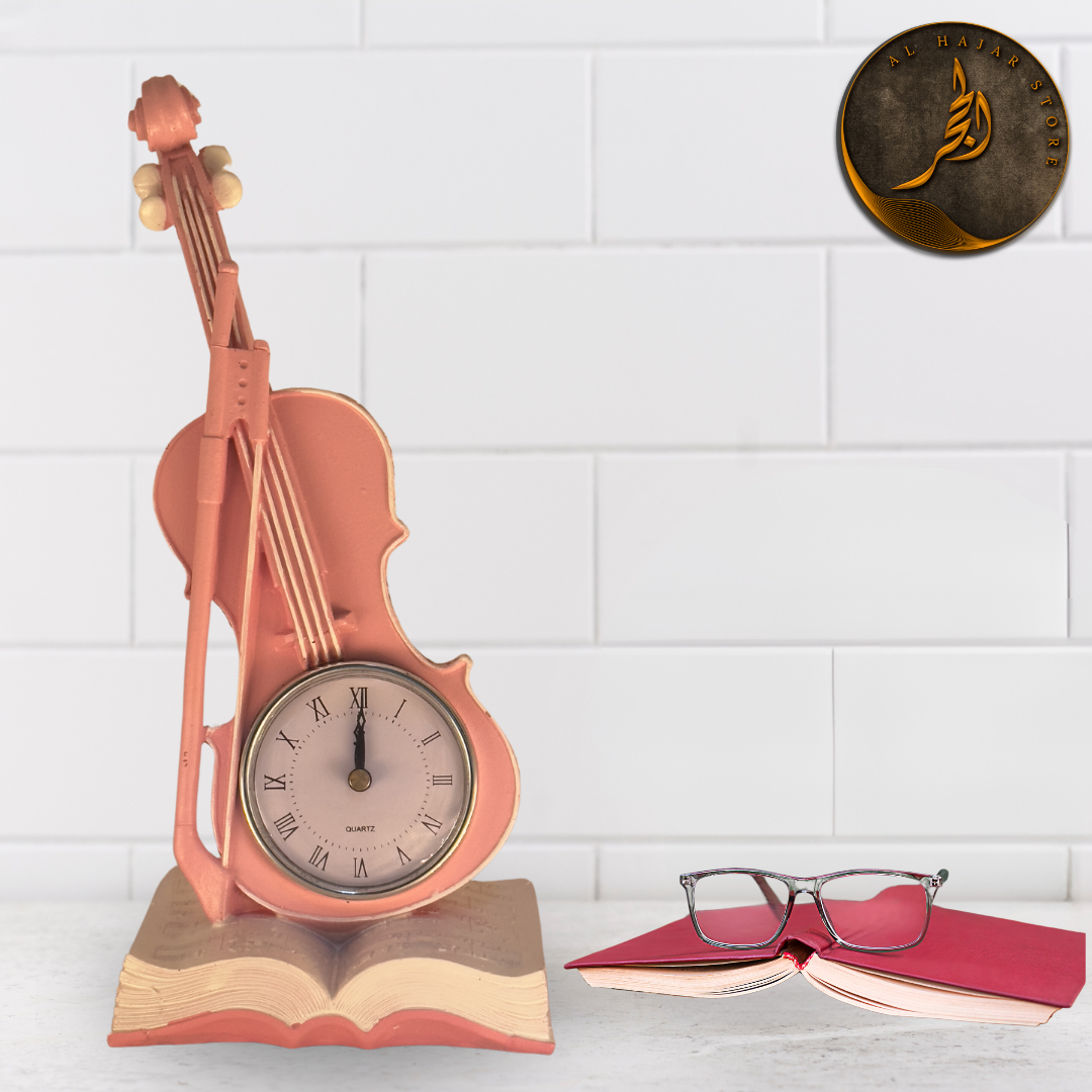 Violin Desk Clock
