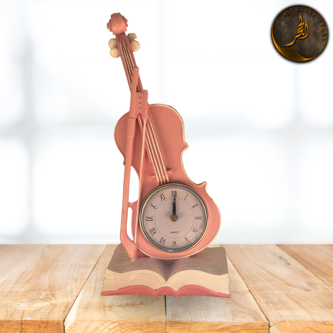 Violin Desk Clock