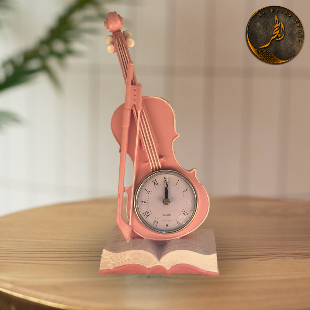 Violin Desk Clock