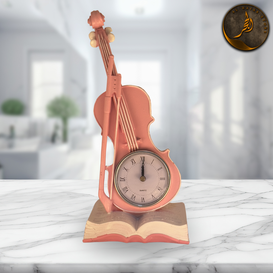 Violin Desk Clock