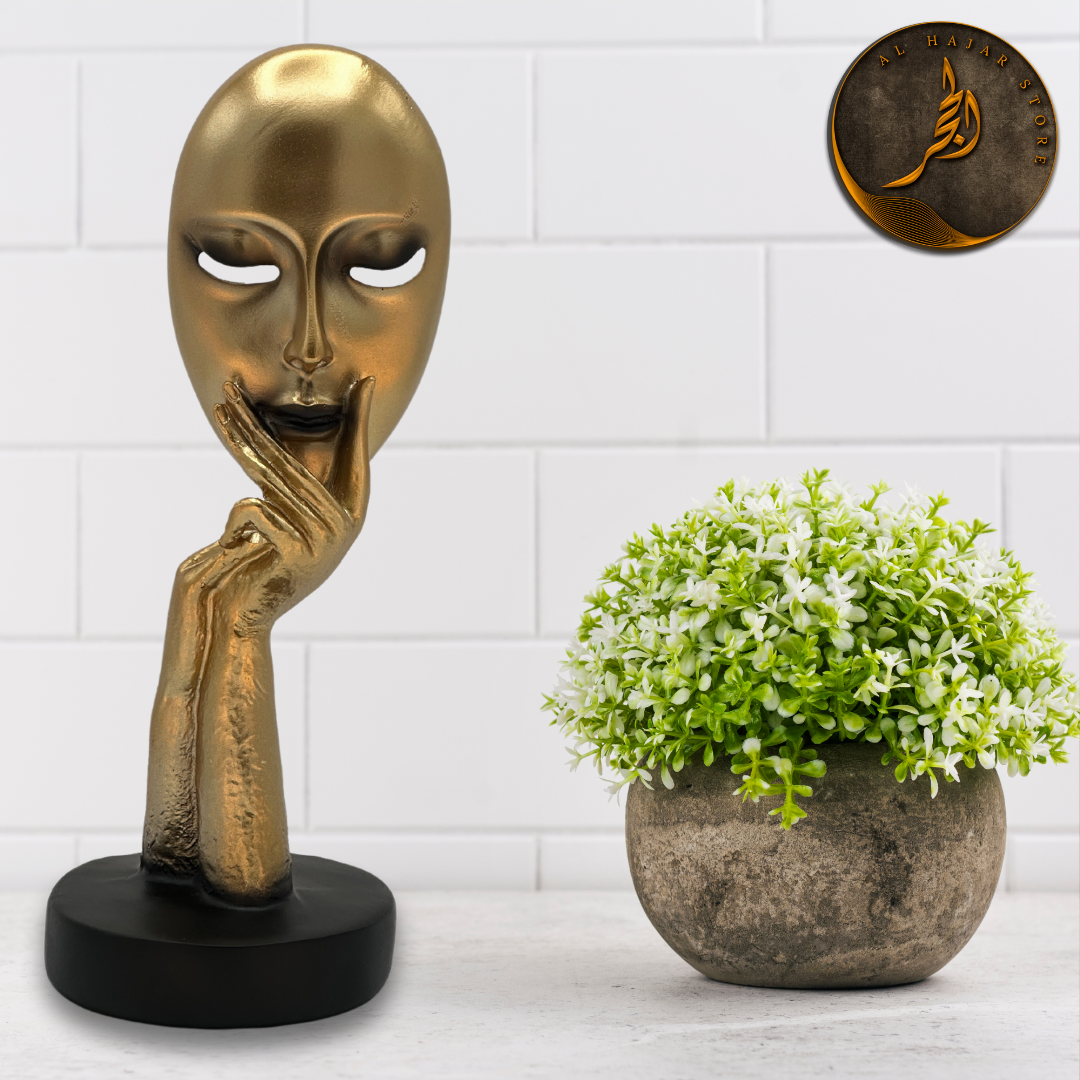 Woman Face Art Sculpture