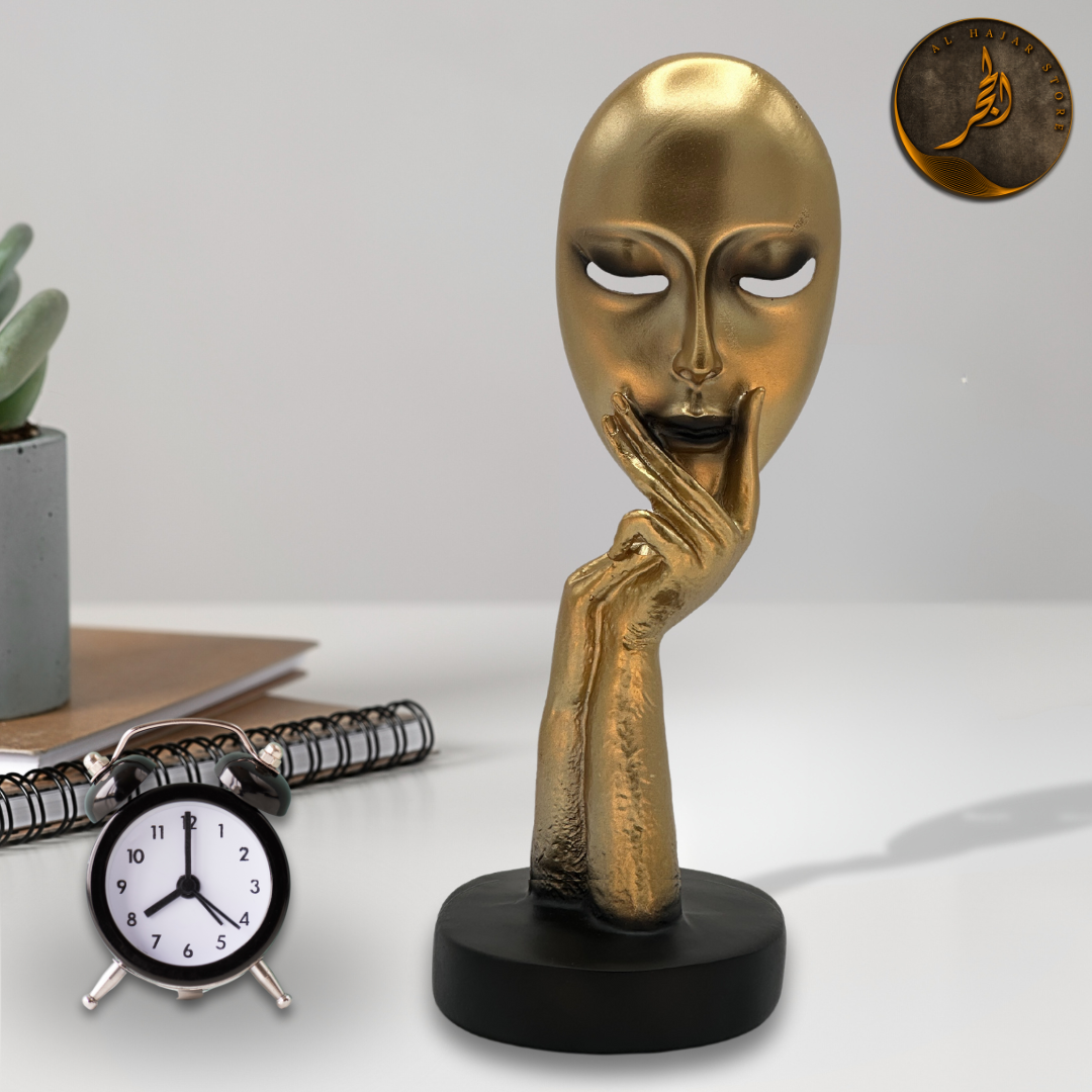 Woman Face Art Sculpture