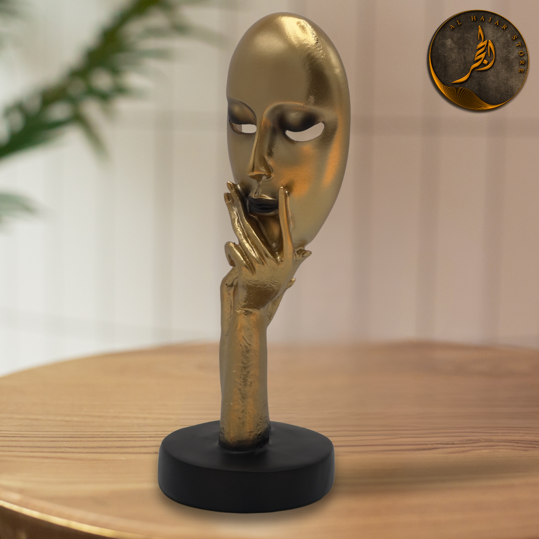 Woman Face Art Sculpture