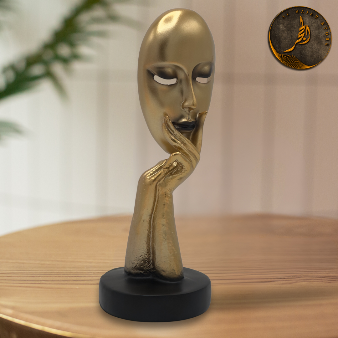 Woman Face Art Sculpture