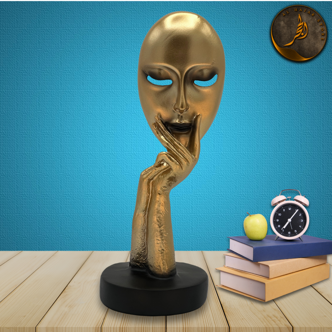 Woman Face Art Sculpture
