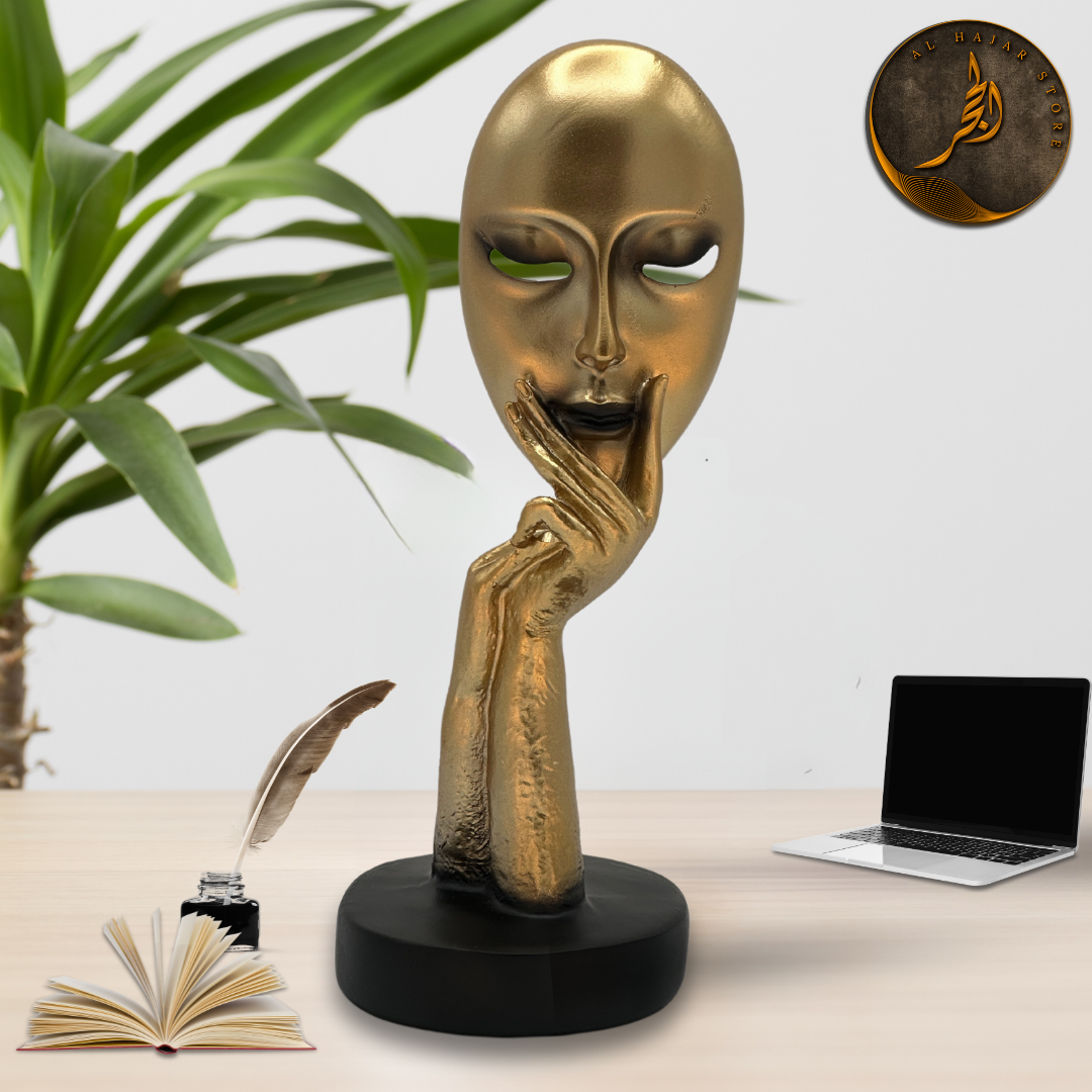 Woman Face Art Sculpture