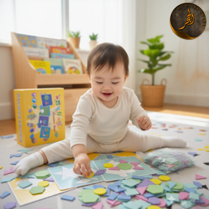 🧩 Geometric Puzzle Blocks for Kids | STEM Shape Matching Toy