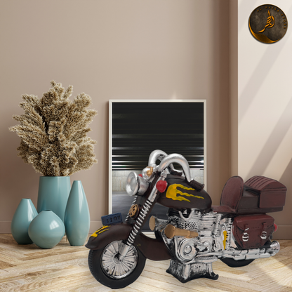 Chopper Bike Sculpture – Decor & Money Box