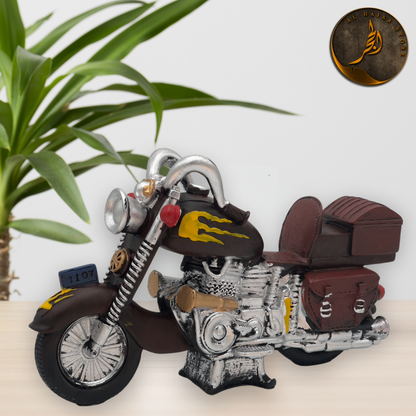 Chopper Bike Sculpture – Decor & Money Box