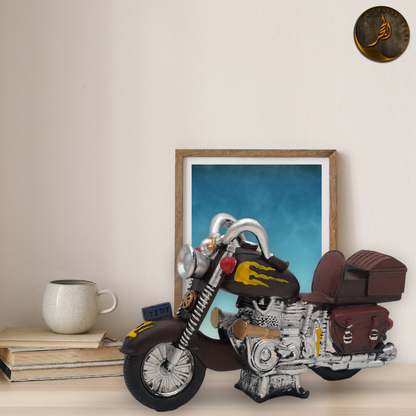 Chopper Bike Sculpture – Decor & Money Box