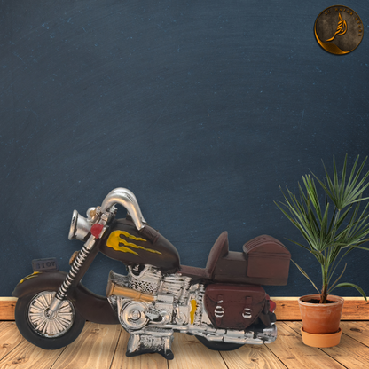 Chopper Bike Sculpture – Decor & Money Box