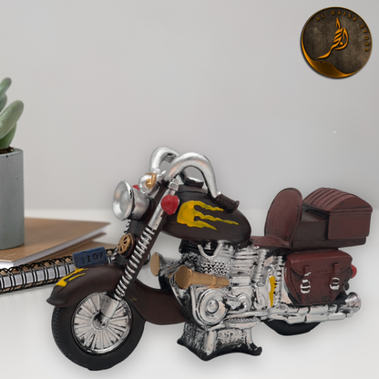 Chopper Bike Sculpture – Decor & Money Box