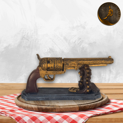 Vintage Gun Pistol Figurine