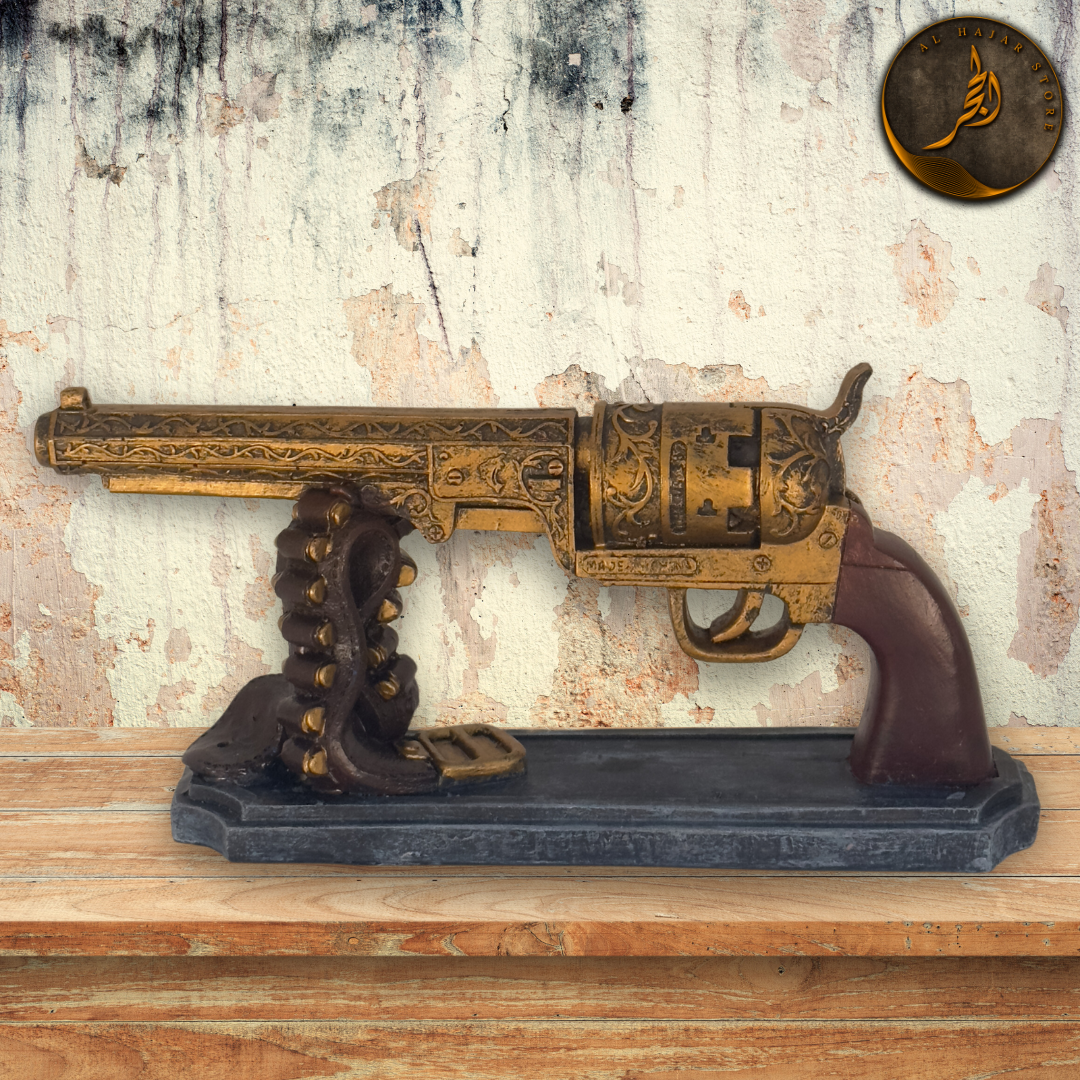 Vintage Gun Pistol Figurine