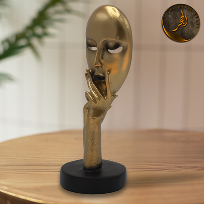 Woman Face Art Sculpture